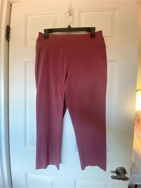 Style & Co. Women's High-Rise Straight Leg Pants - Mauve